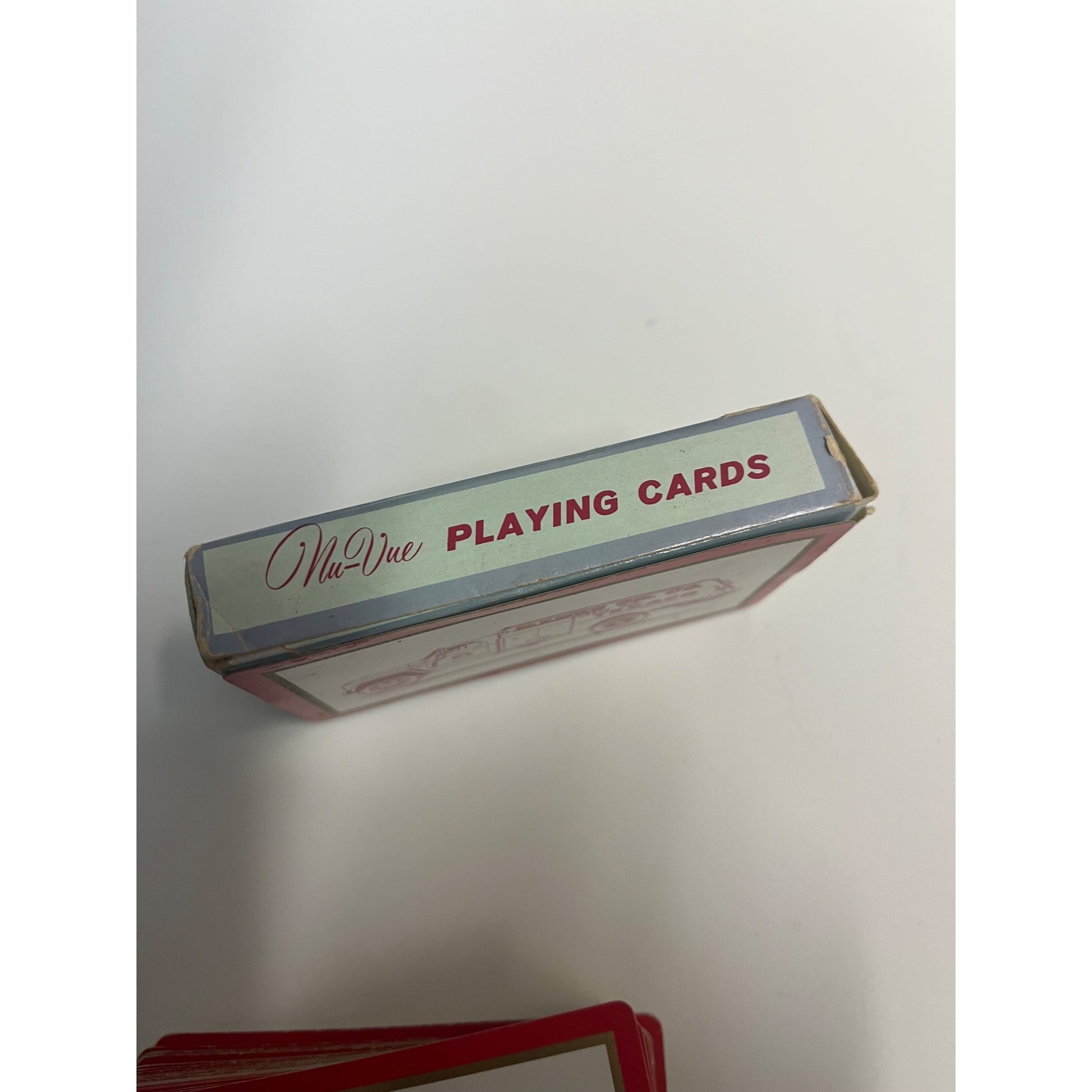 Vintage 1950s Texaco Manke Oil Co. Sussex Wis Advertising Playing Cards