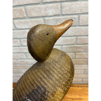 Vintage Original 1940s PADCO Smooth Supreme Mallard Wood Duck Decoy Pascagoula