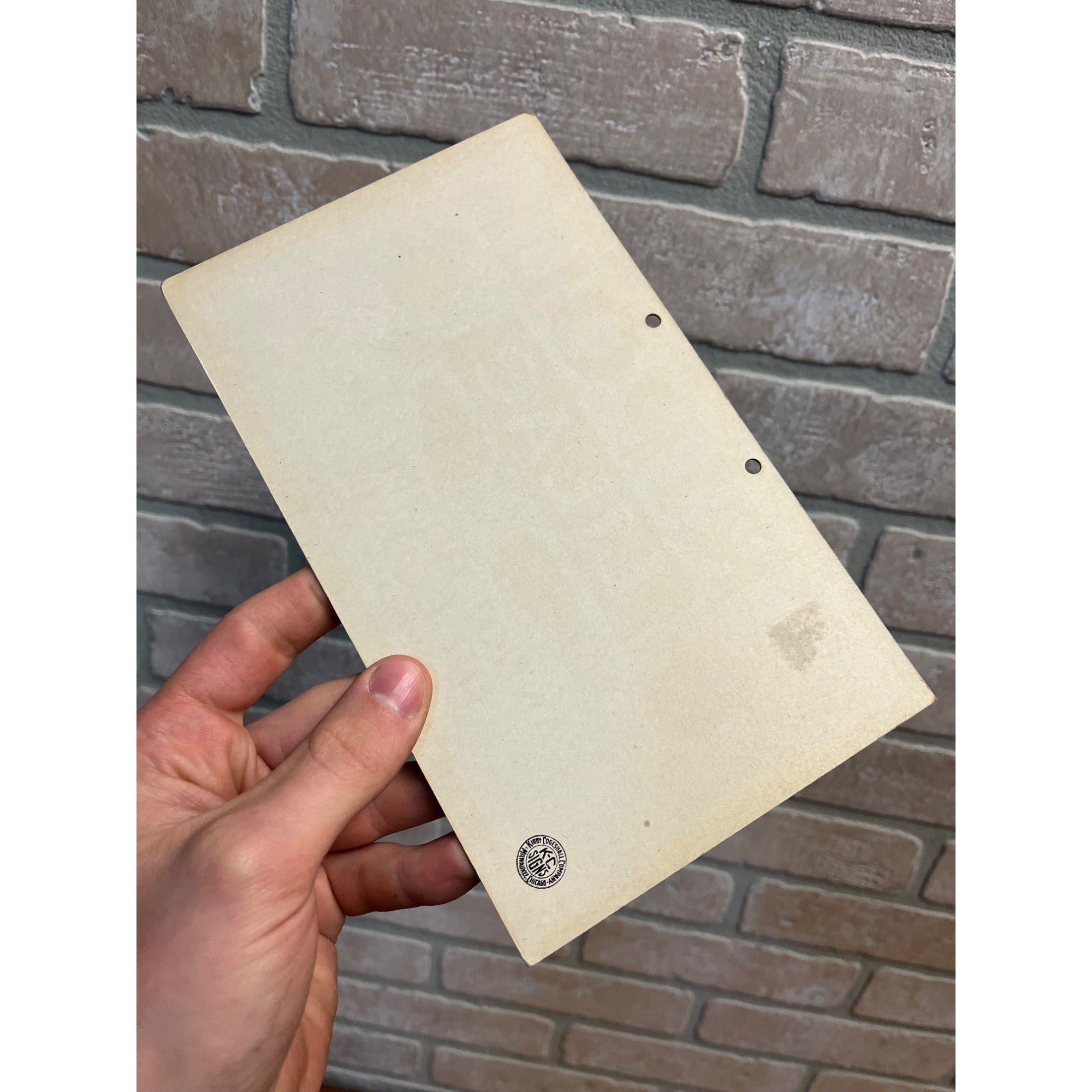 Original c1900s Tripoli Lilac Hanging Advertising Sign Pharmacy Drug Store