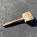 Antique Primitive Wooden Mallet Meat Beetle Hand Hewn Farm Tool Rustic Decor