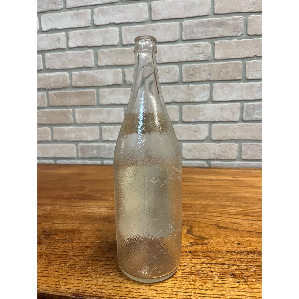 Vintage Bon Ton Waukesha Wisconsin Wis White Soda Glass Bottle 32oz