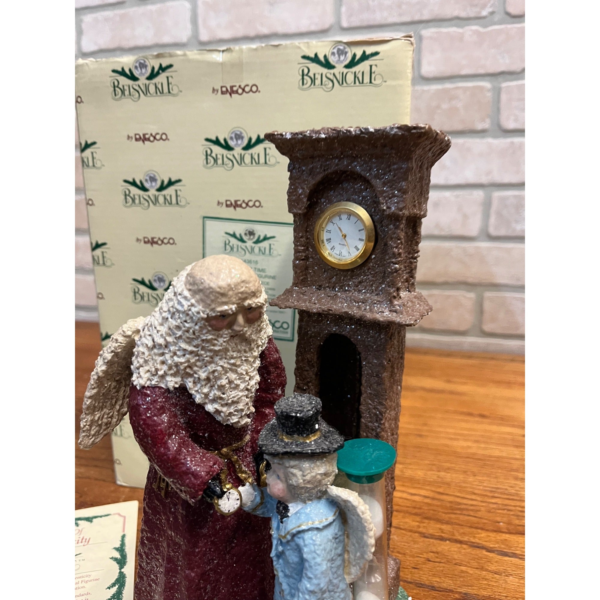 1999 Enesco Linda Baldwin Belsnickle Father Time Santa Christmas Figure Limited
