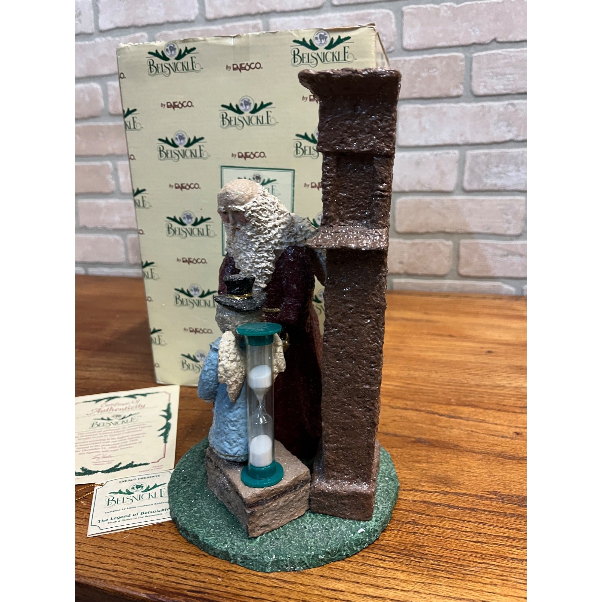 1999 Enesco Linda Baldwin Belsnickle Father Time Santa Christmas Figure Limited