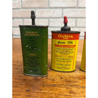 Vintage Lot (4) Gun Hand Oilers Oil Cans Remington, Hoppe's, Outers 445 Hunting