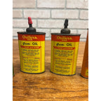 Vintage Lot (4) Gun Hand Oilers Oil Cans Remington, Hoppe's, Outers 445 Hunting