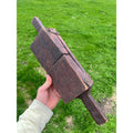 Antique Civil War Battle Rattle Folk Art Wooden Hinged Clapper Noisemaker AAFA
