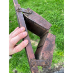 Antique Civil War Battle Rattle Folk Art Wooden Hinged Clapper Noisemaker AAFA