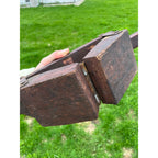 Antique Civil War Battle Rattle Folk Art Wooden Hinged Clapper Noisemaker AAFA