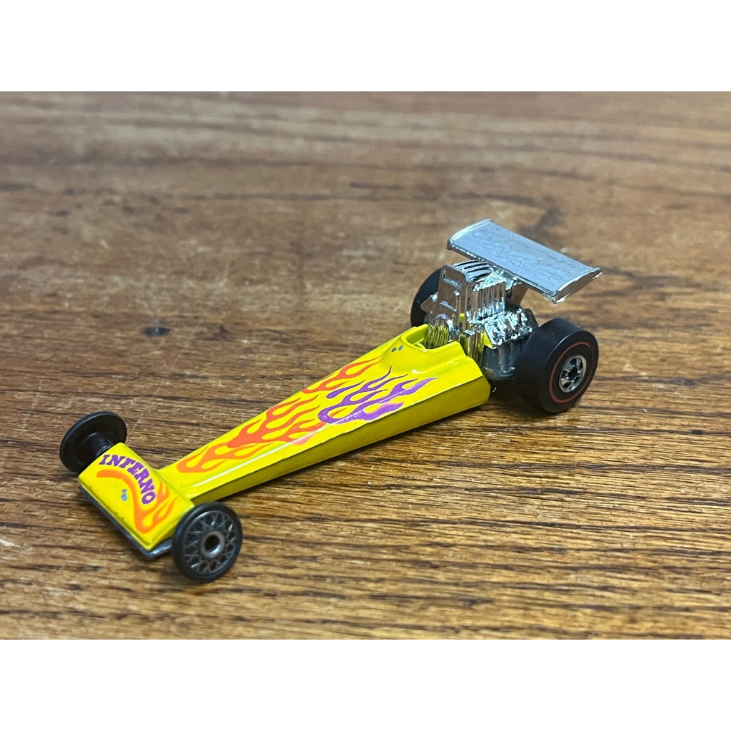Vintage Hot Wheels Redline 1975 Inferno Dragster Drag Racing Car - VERY GOOD