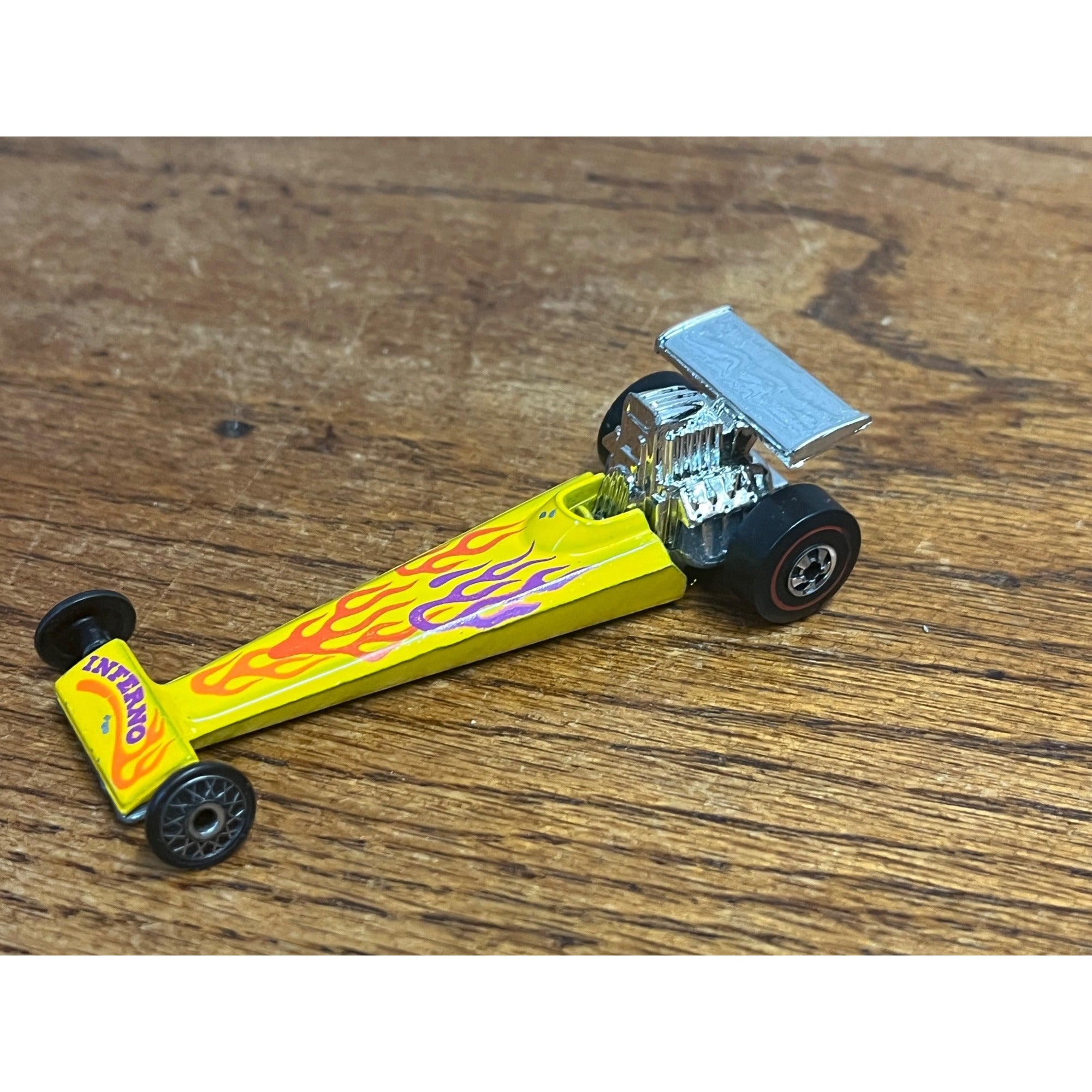 Vintage Hot Wheels Redline 1975 Inferno Dragster Drag Racing Car - VERY GOOD