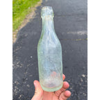 JOHN GUND BREWING CO., LA CROSSE, WIS. BLOB TOP EMBOSSED PRE-PRO BEER BOTTLE
