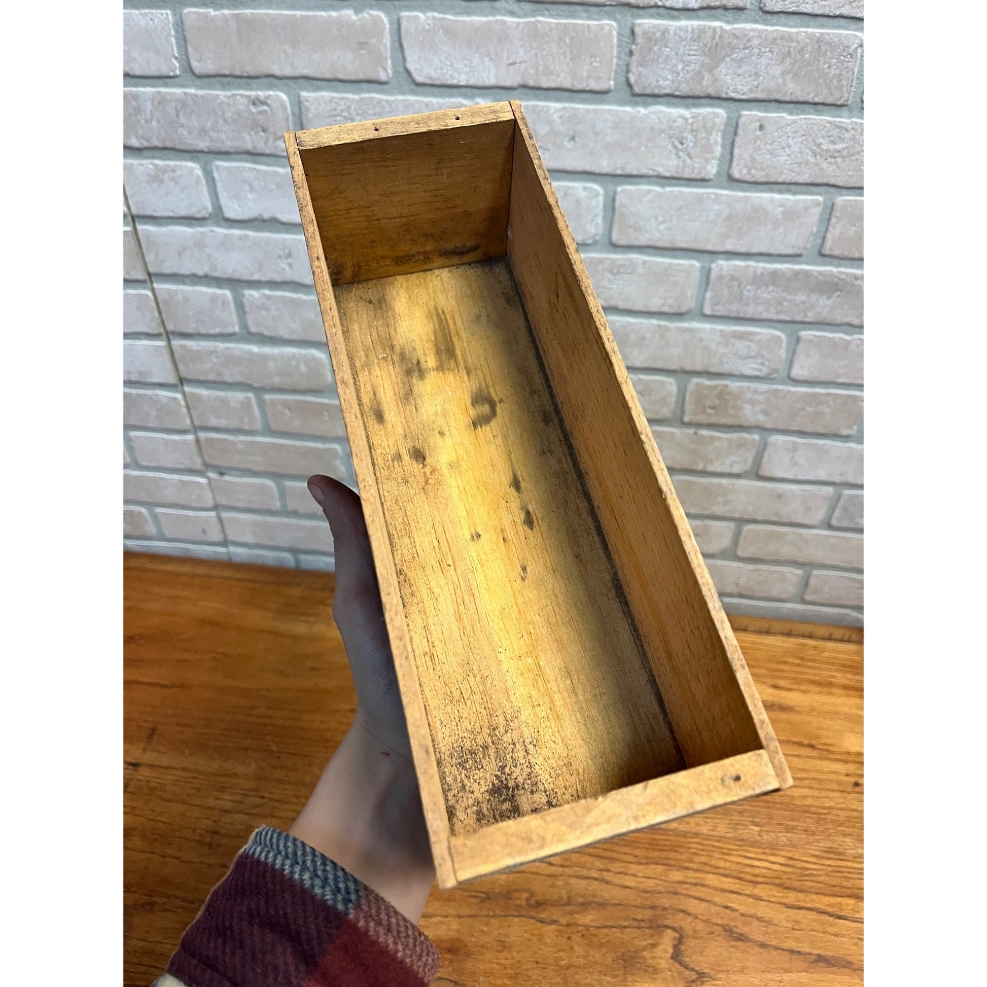 Vintage Wisconsin Cheese Products Mello-Creme 5lb Wooden Box Plymouth Wis WI