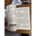 Vintage 1940s Gluek Beer Advertising Recipe Booklets Wild Game + Seafood Lot