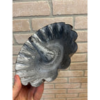 Antique Primitive Grey and White Spatter/Swirl Graniteware Fluted Bundt Cake Pan/Farmhouse Decor, Gray