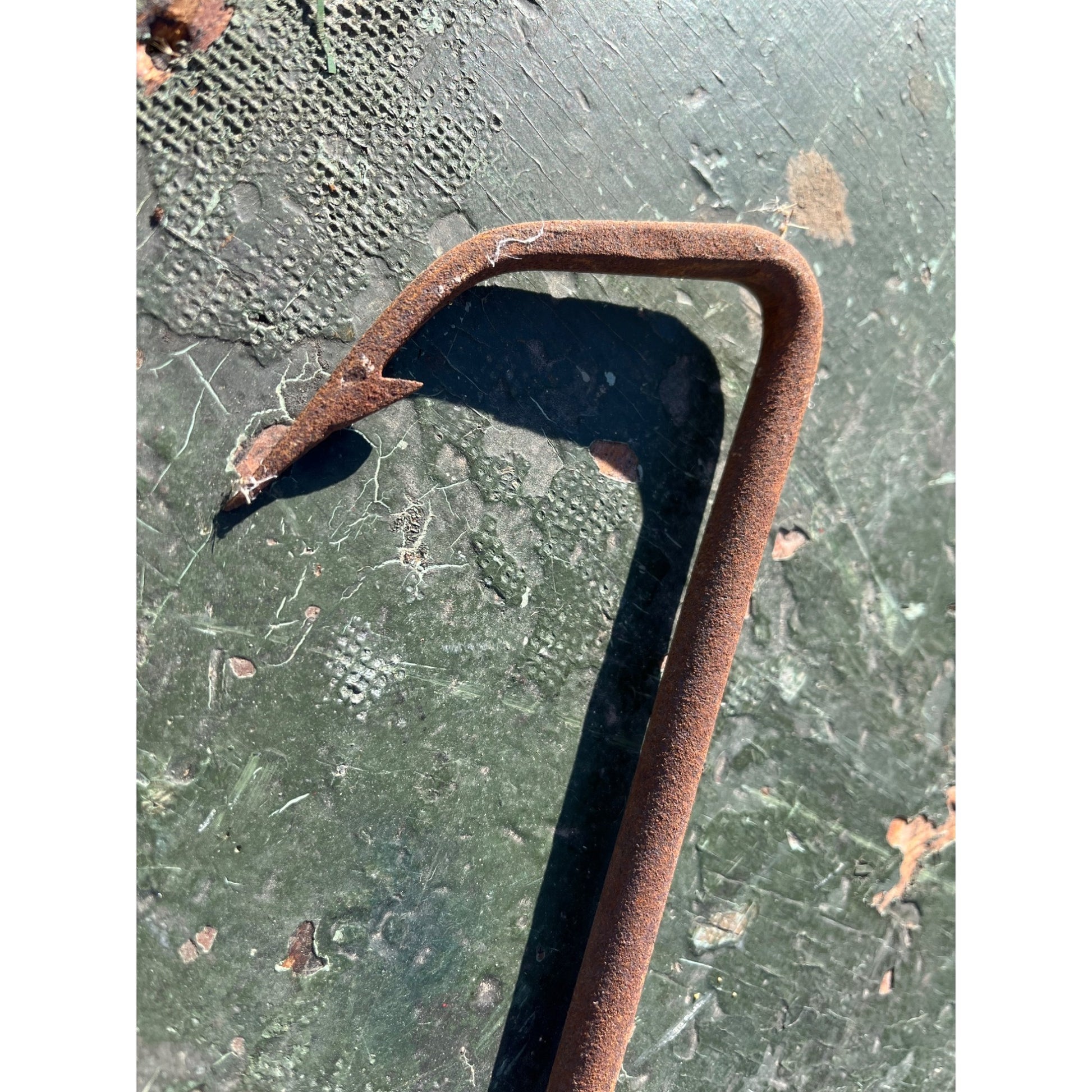 Antique Wrought Iron Fishing Gaff Hook Harpoon Spear Tool Butcher's Meat Hook