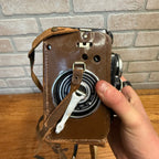 Yashica Mat TLR 120 Film Camera Yashinon 80mm f/3.5 Copal MXV LM Parts Untested