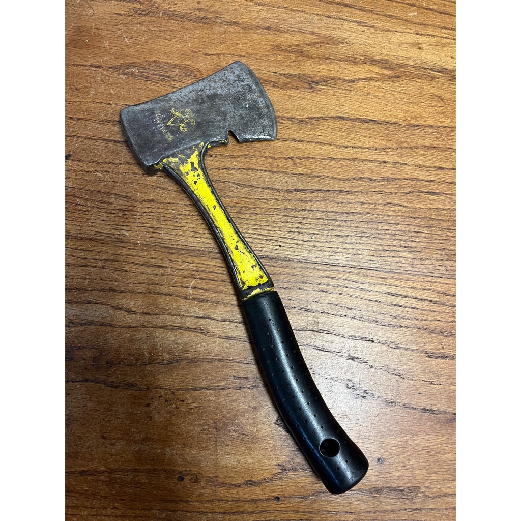 Bridgeport BSA boy scouts hatchet axe rubber handle grip USA vintage