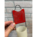 Vintage Viscosimeter Paint Thinning Gage with Chart  Thomas Industries Sheboygan