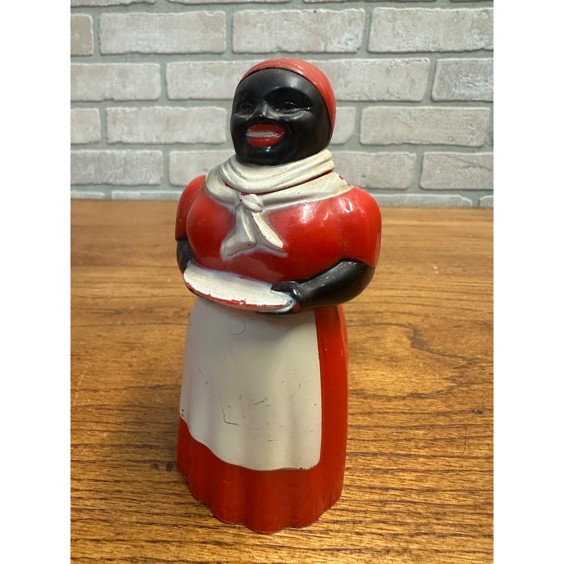 Vintage Aunt Jemima Syrup Pitcher Black Americana F&F Mold & Die Works