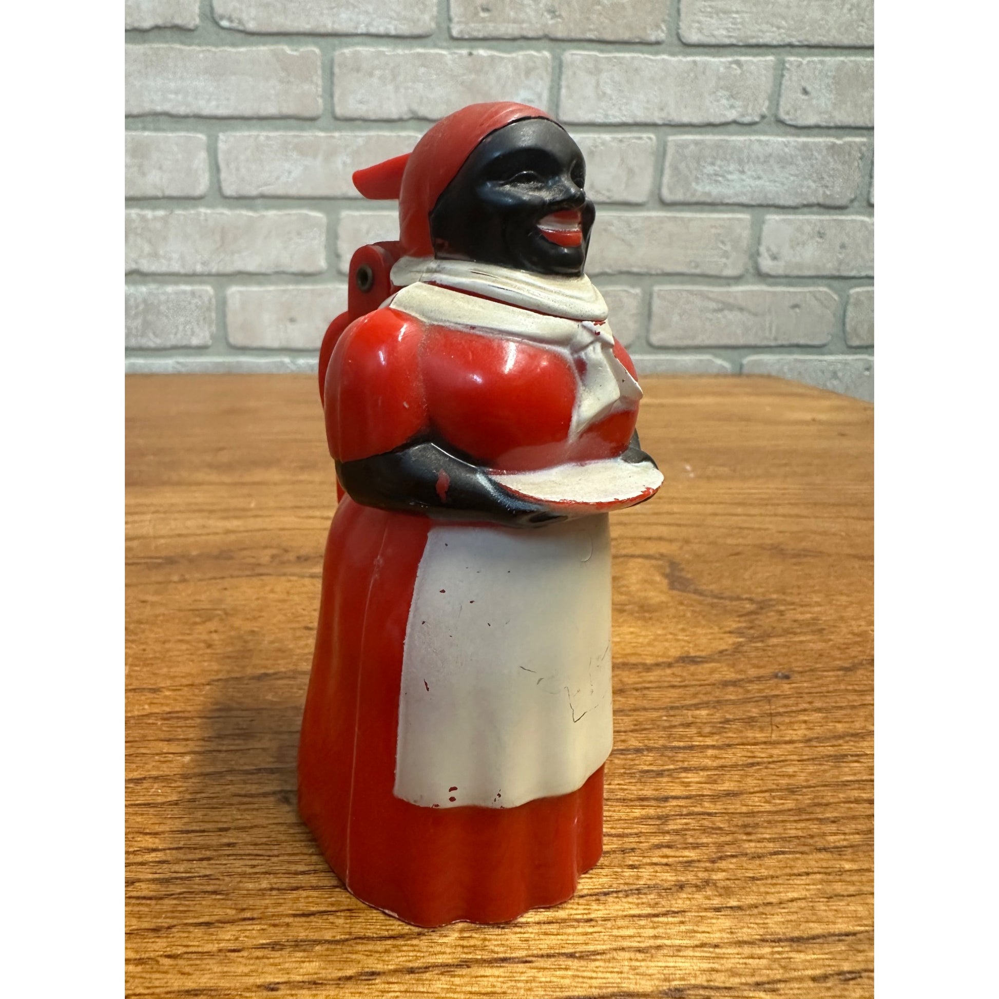 Vintage Aunt Jemima Syrup Pitcher Black Americana F&F Mold & Die Works