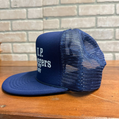 Vintage U.P Riggers Tool Supply Upper Michigan Snapback Trucker Mesh Hat Cap