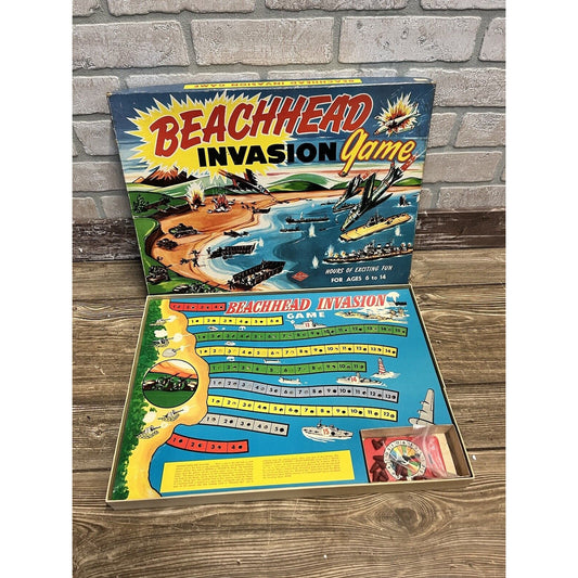 Vintage 1950's Beachhead Invasion Game in Box by Built Right Toy