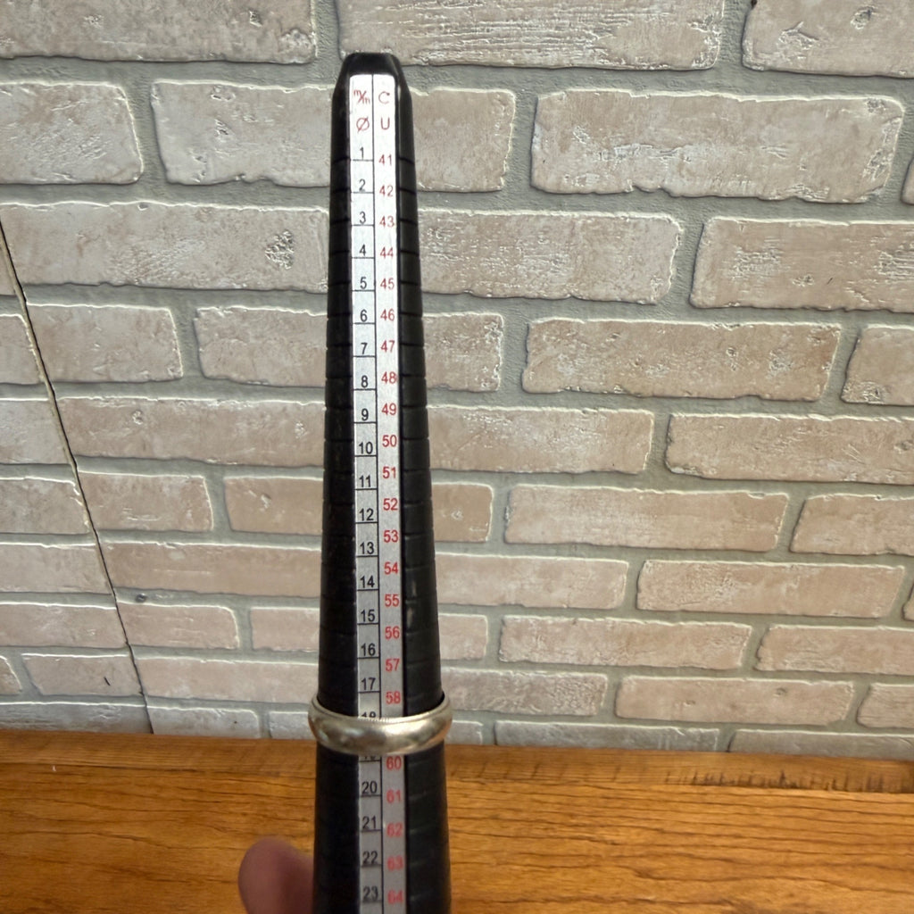 Vintage 14K Solid White Gold Wedding Band Ring Scrap - 4.46g Grams