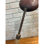 Vintage 1970s Hand Forged Copper Ladle Spoon 17.5" Folk Art