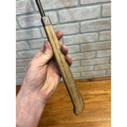 Vintage 1970s Hand Forged Copper Ladle Spoon 17.5" Folk Art