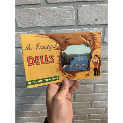 Vintage 1954 The Beautiful Dells of the Wisconsin River Tourism Travel Booklet