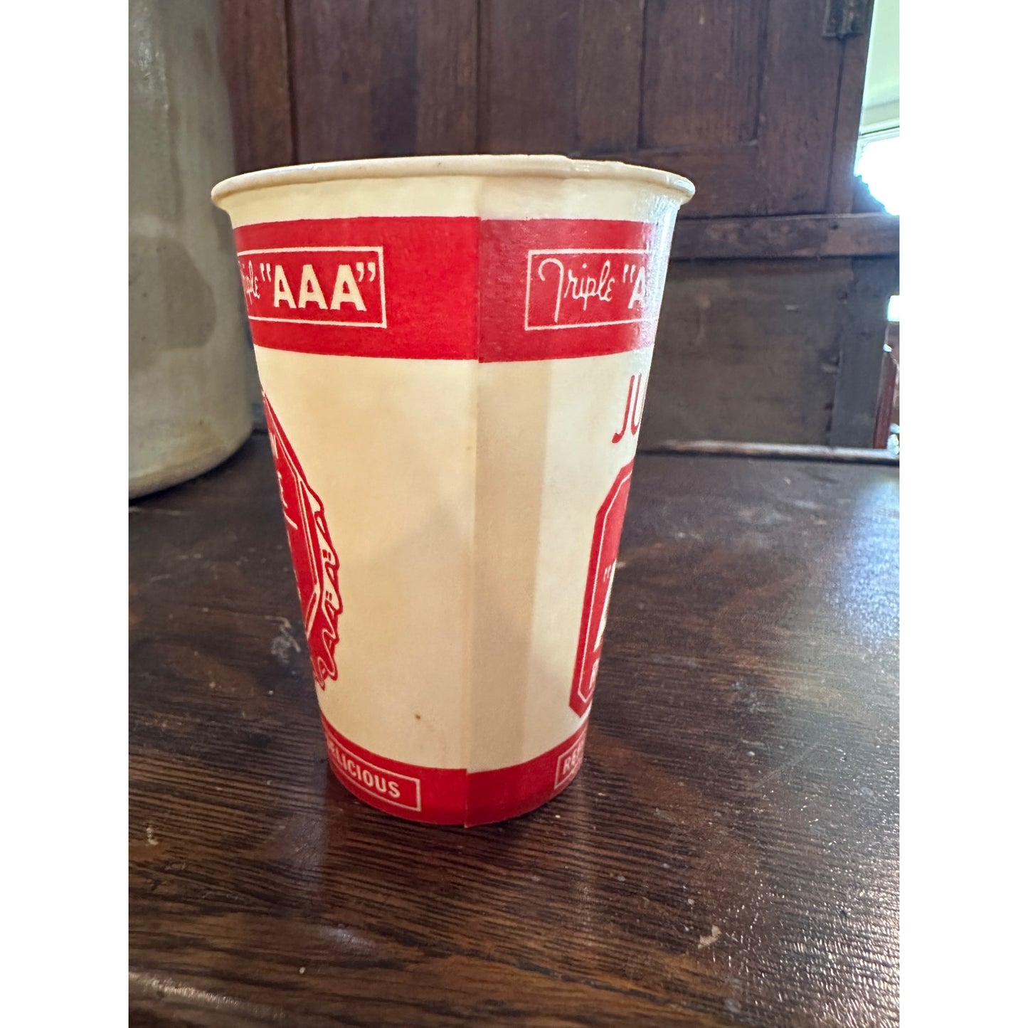 SCARCE PAPER CUP DRIVE-IN DINER SOLO CUP TRIPLE AAA ROOT BEER A