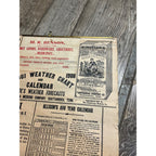Vintage 1908 Chattanooga Medicine Co Advertising Sign Calendar Black Draught