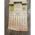 Vintage 1908 Chattanooga Medicine Co Advertising Sign Calendar Black Draught