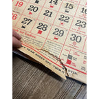 Vintage 1908 Chattanooga Medicine Co Advertising Sign Calendar Black Draught