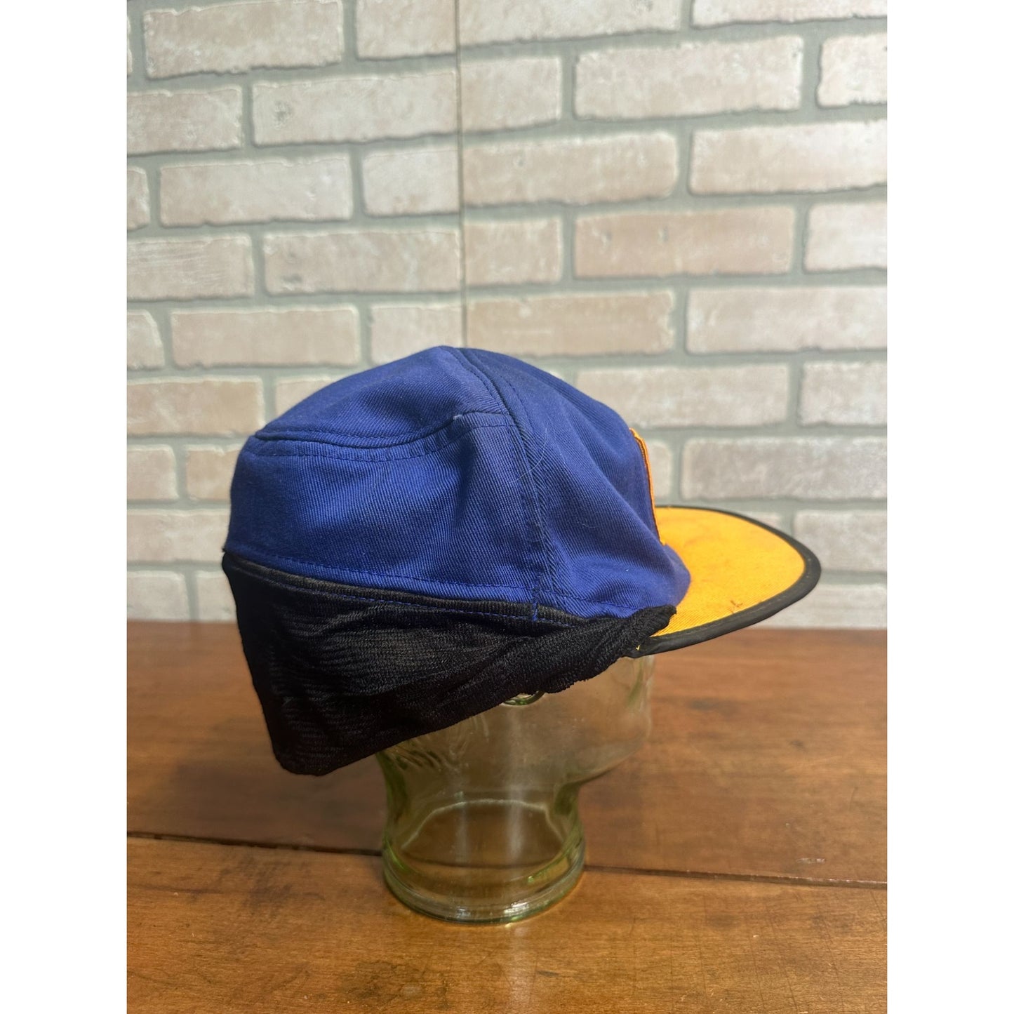 Vintage Yellow Blue Counter 15-C Prowl Agriculture Ag Farm hat Snapback Cap