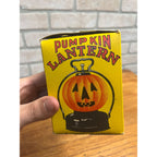 Vintage Halloween Jack O' Lantern JOL Pumpkin Battery Operated Japan w/ Box