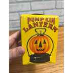 Vintage Halloween Jack O' Lantern JOL Pumpkin Battery Operated Japan w/ Box