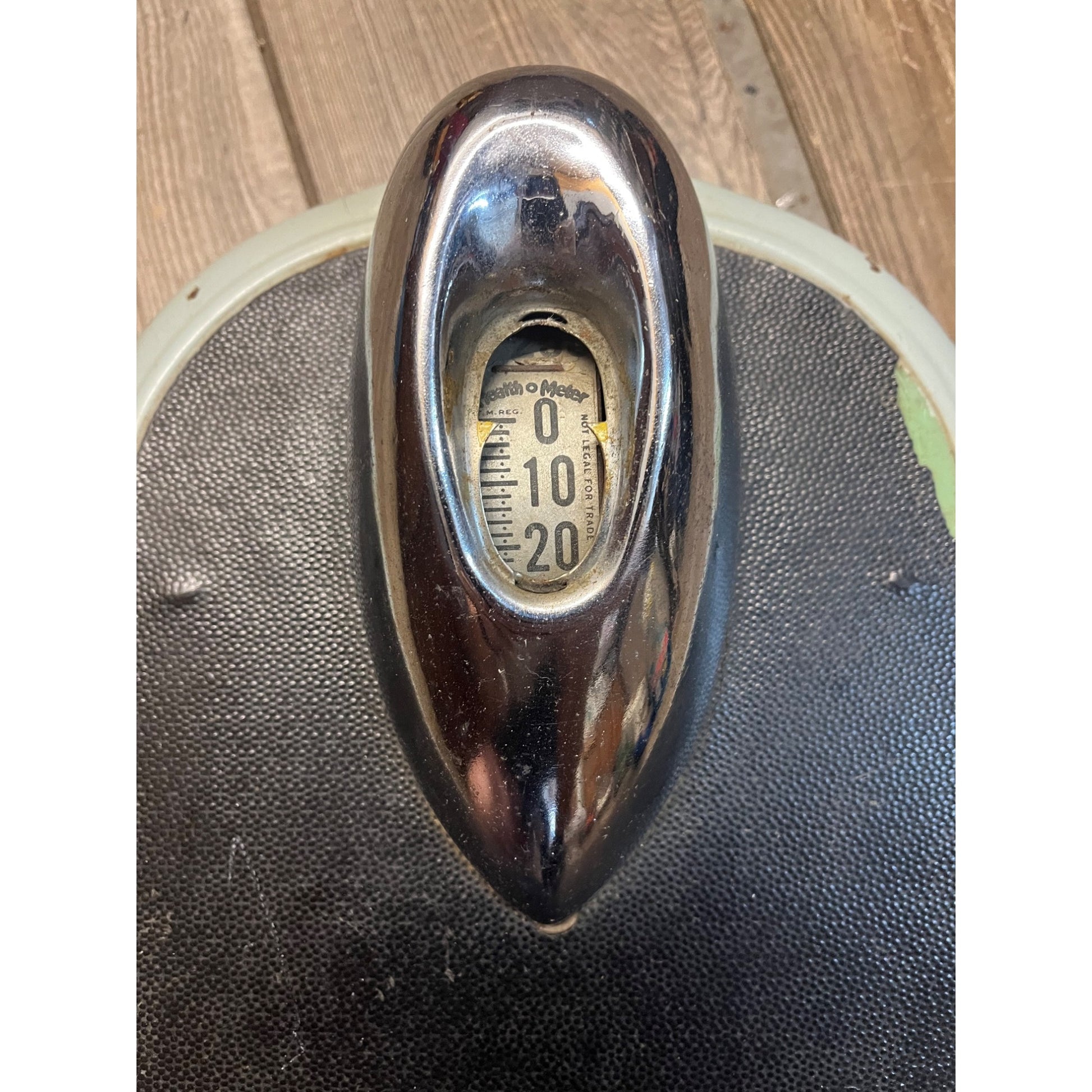 Vintage 1950s Mid-Century Light Blue Health-O-Meter Bathroom Floor Scale