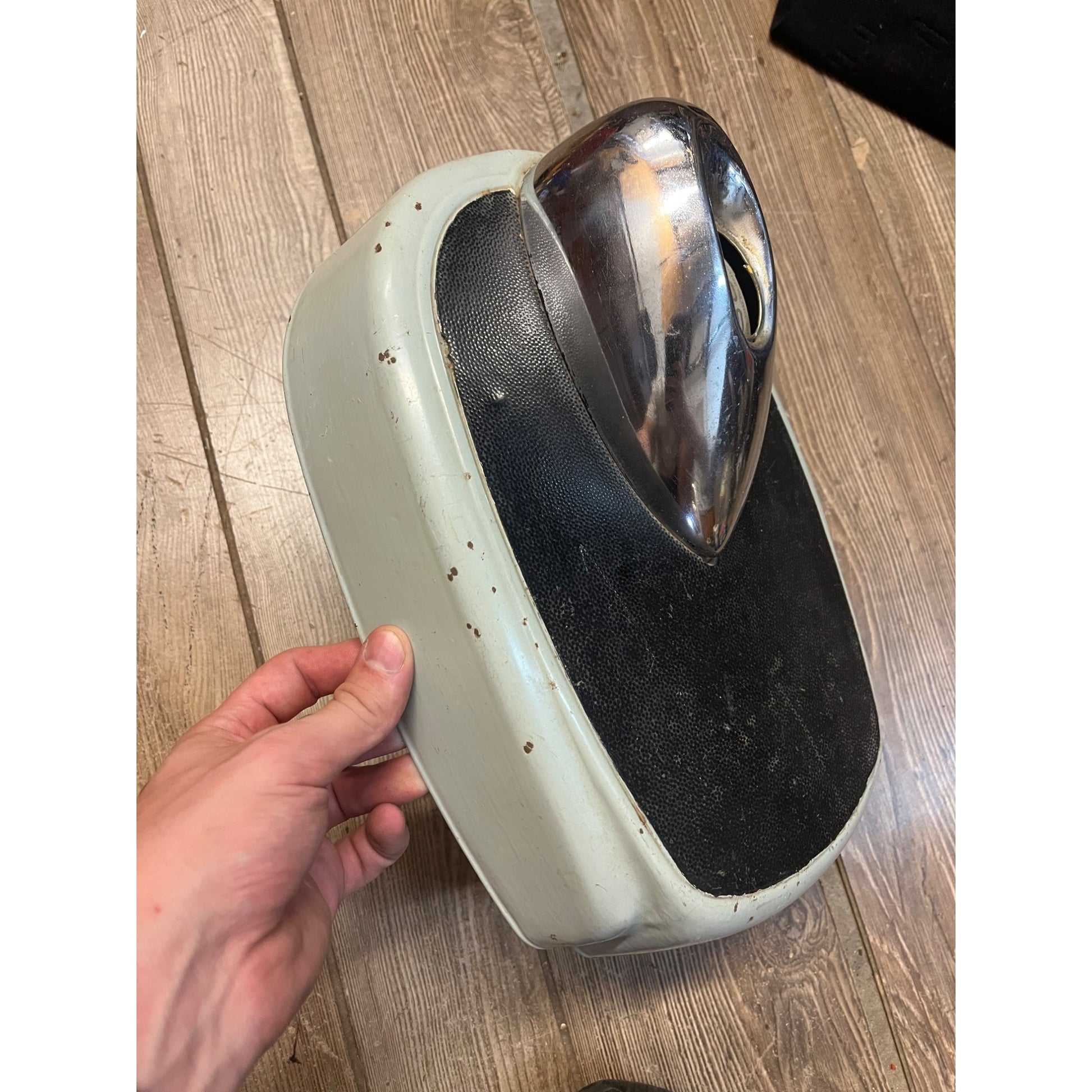 Vintage 1950s Mid-Century Light Blue Health-O-Meter Bathroom Floor Scale