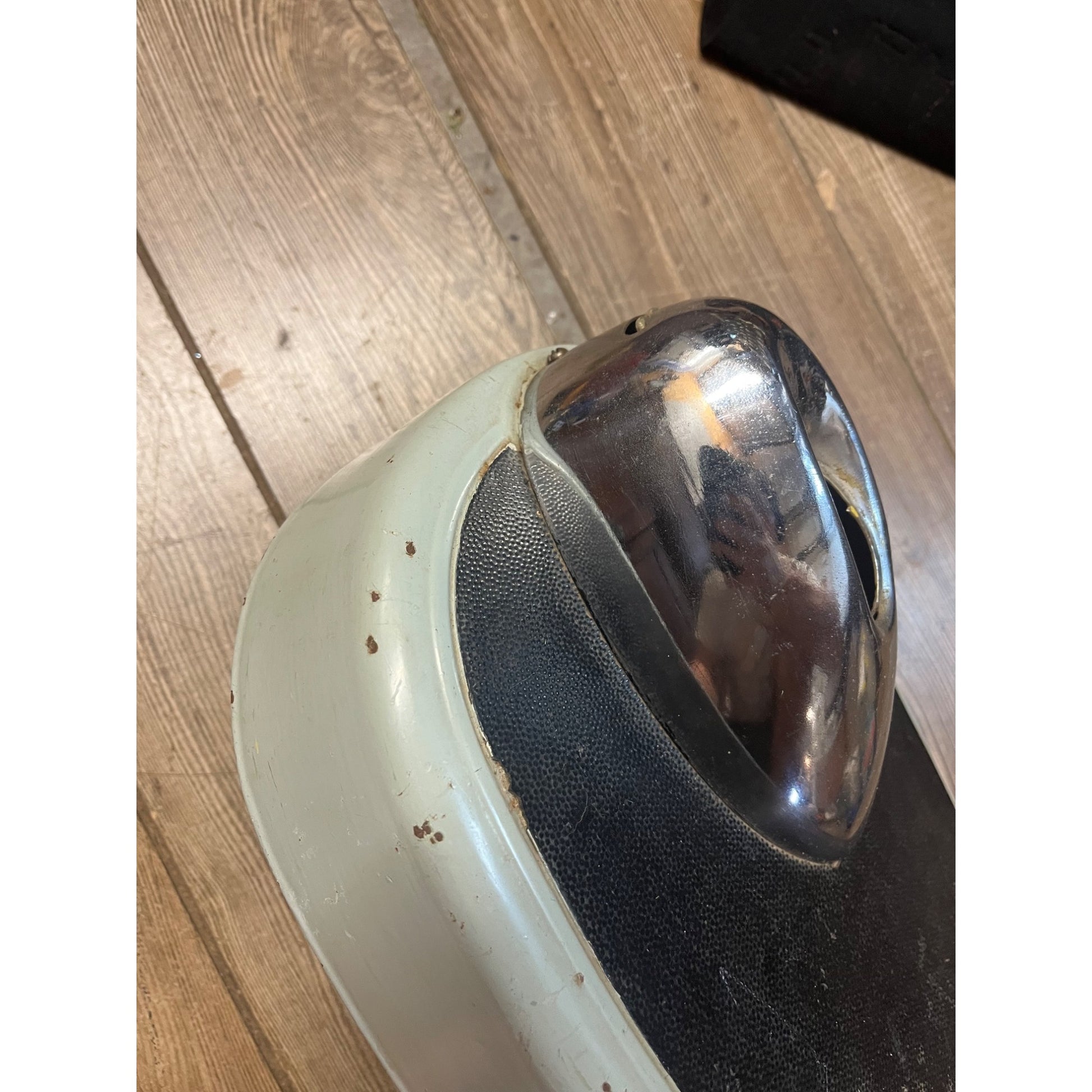 Vintage 1950s Mid-Century Light Blue Health-O-Meter Bathroom Floor Scale