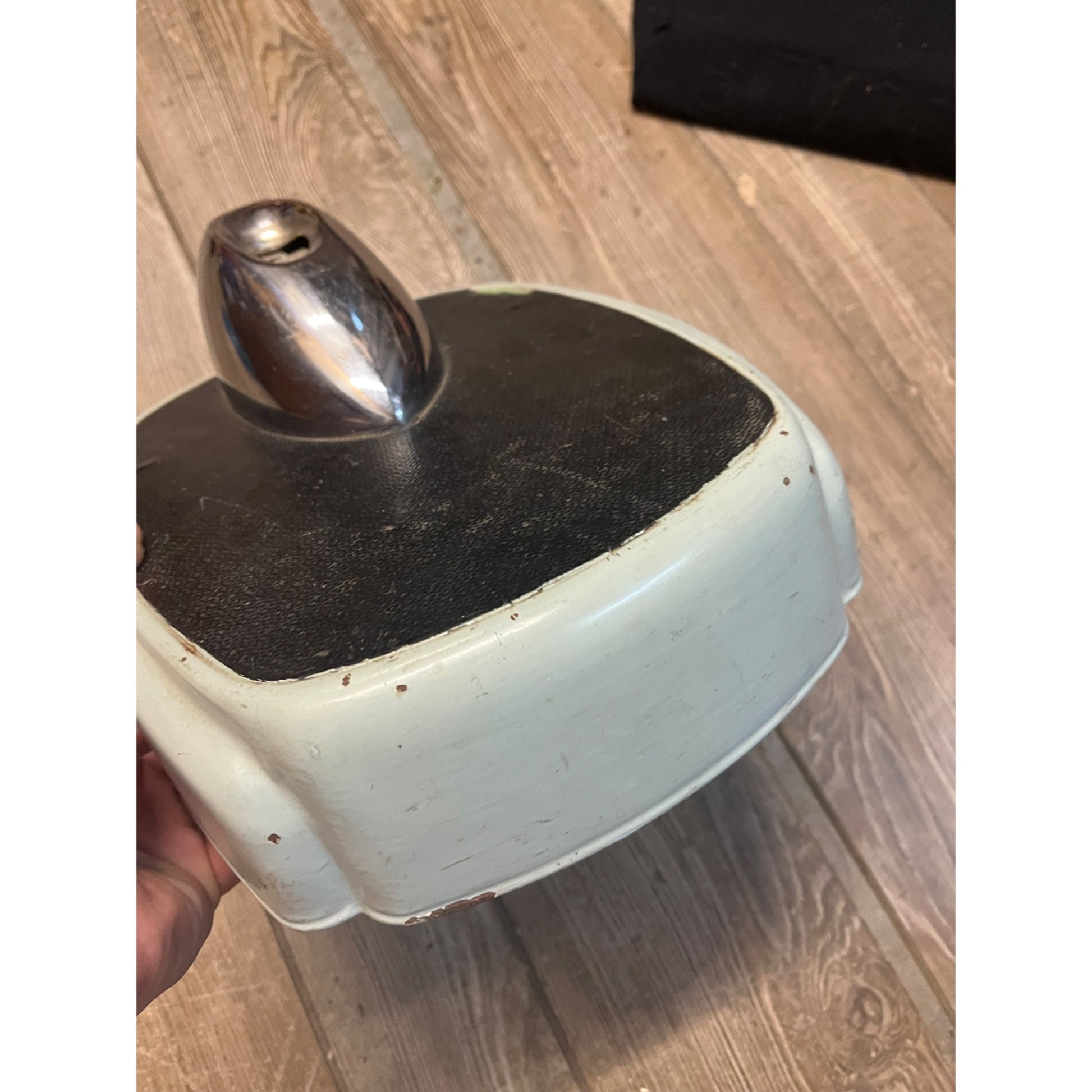 Vintage 1950s Mid-Century Light Blue Health-O-Meter Bathroom Floor Scale