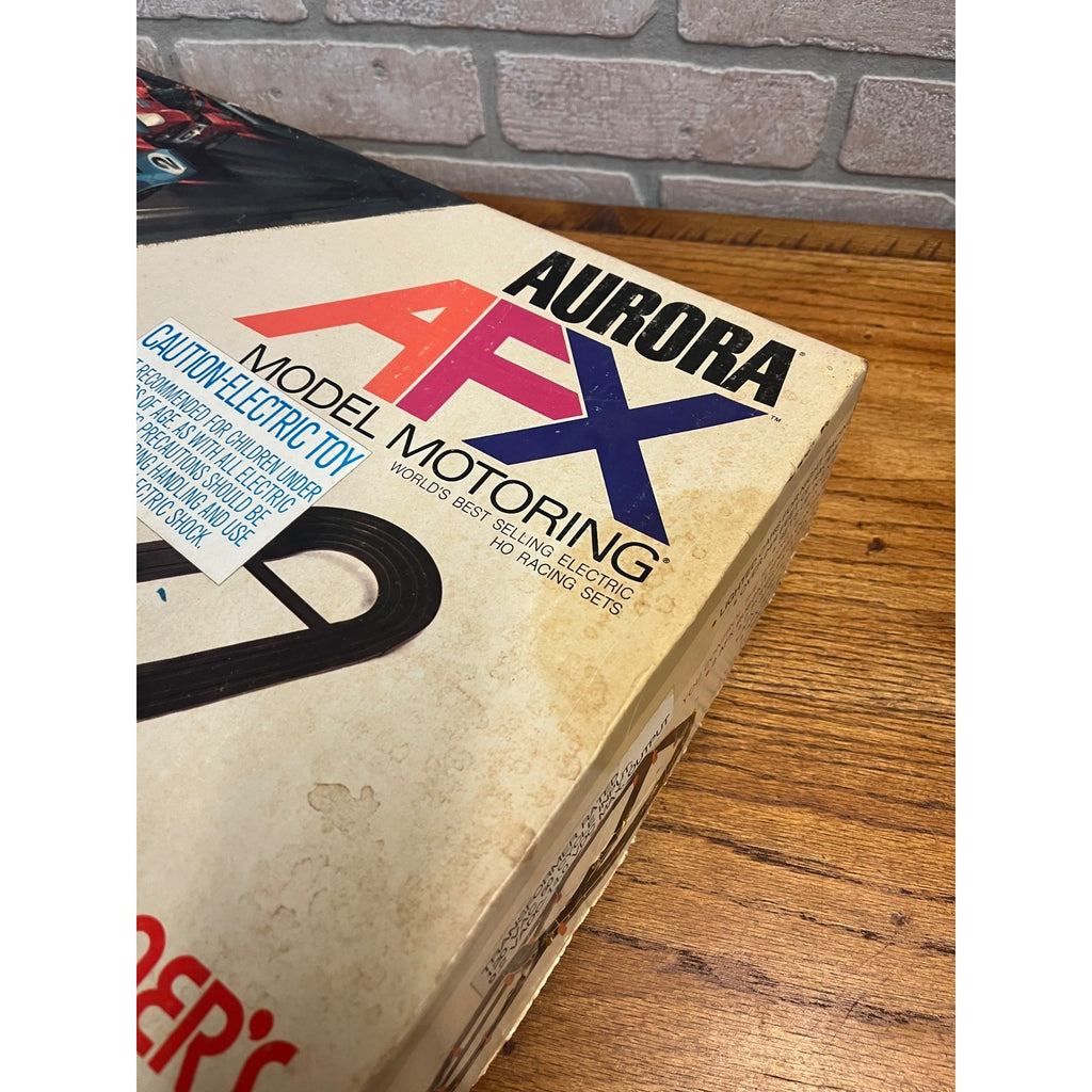 Aurora AFX Winners Circle Racing Set W/ Box & Accessories w/ Cars Vintage #2310
