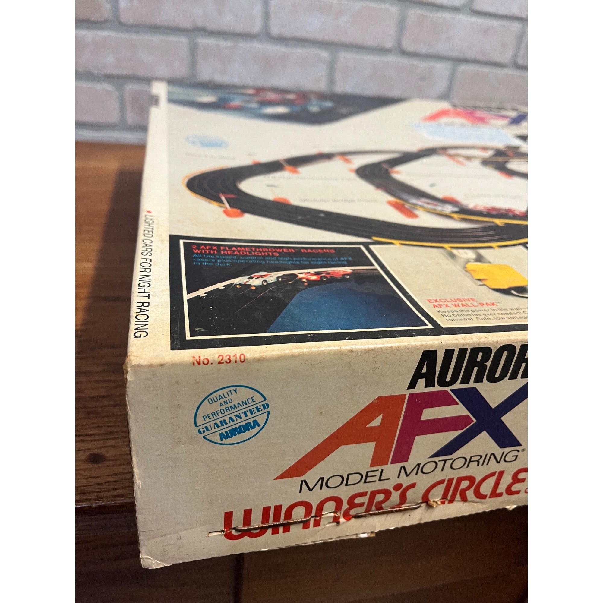 Aurora AFX Winners Circle Racing Set W/ Box & Accessories w/ Cars Vintage #2310