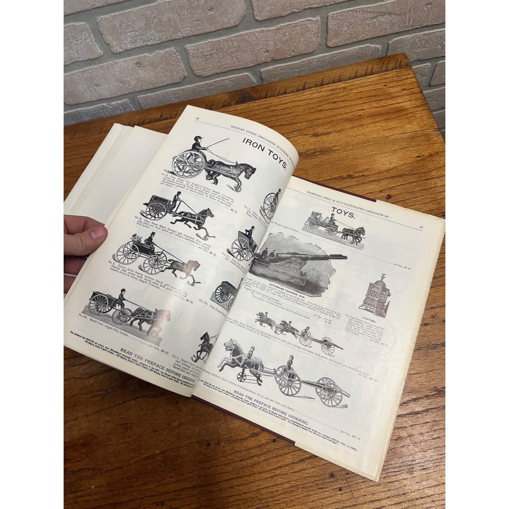Vintage 1892-1893 Marshall Field Toy Catalog Reprint Edited By Dale Kelley