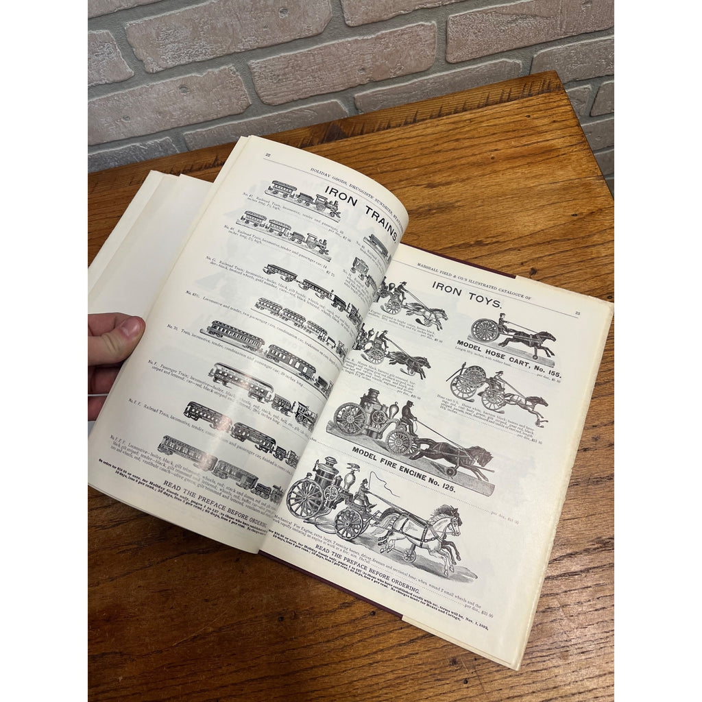 Vintage 1892-1893 Marshall Field Toy Catalog Reprint Edited By Dale Kelley