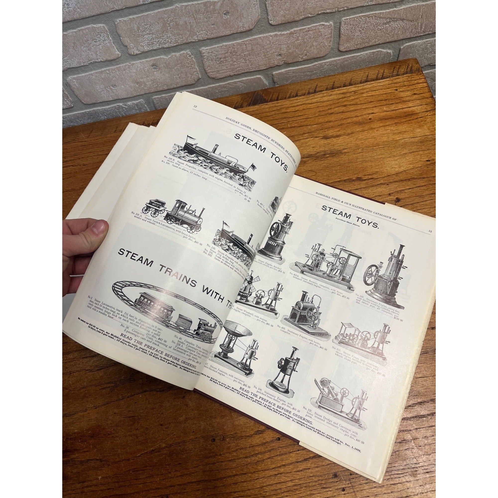 Vintage 1892-1893 Marshall Field Toy Catalog Reprint Edited By Dale Kelley