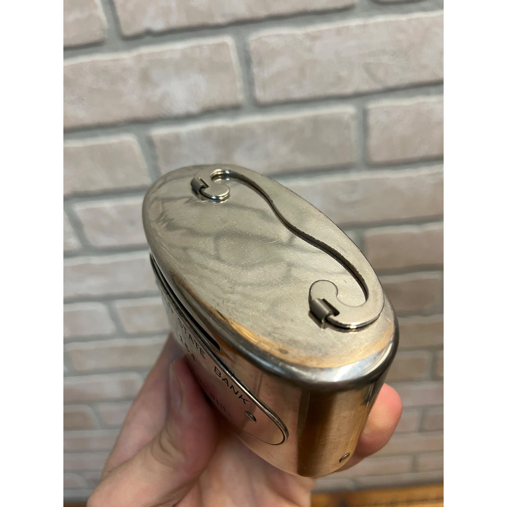 Vintage Richfield State Bank #154 Metal Coin Bank Wis WI Wisconsin - NO KEY