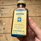 Vintage Warner Asafetida Tablets Drug Store Pharmacy Medicine Bottle FULL