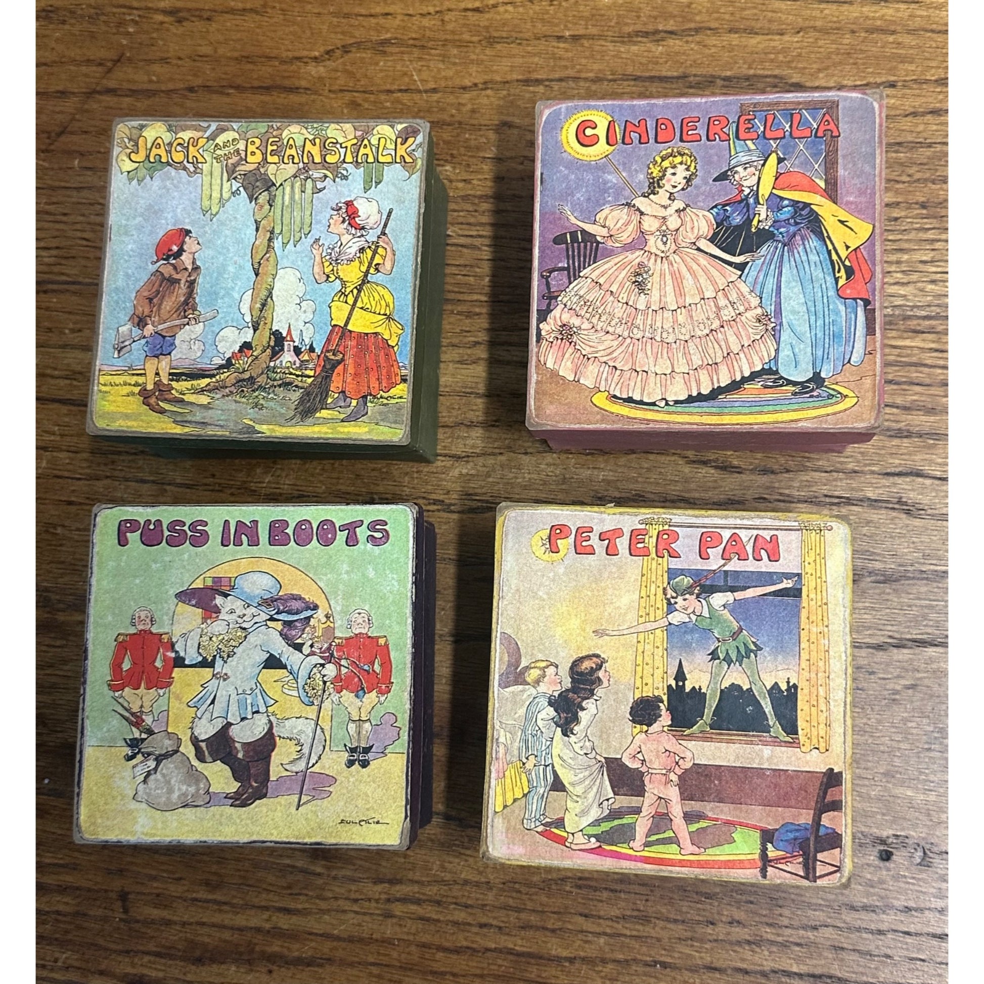 Vintage Childrens Stories Boxes Artist Cheryl Slifer Folk Art Out On A Limb