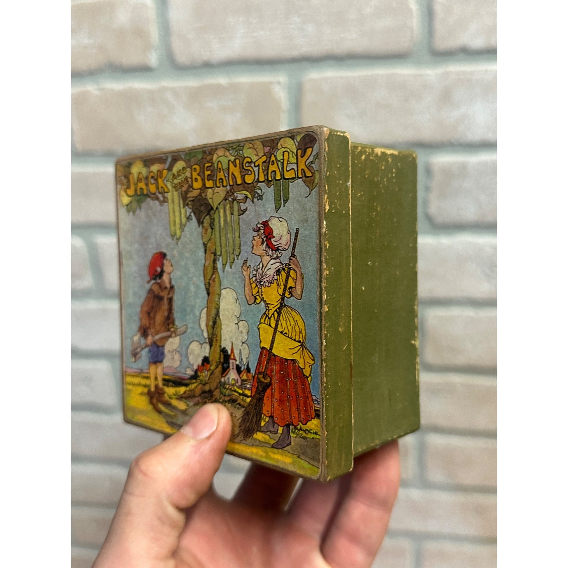 Vintage Childrens Stories Boxes Artist Cheryl Slifer Folk Art Out On A Limb